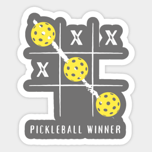 Tic Tac Pickleball Sticker